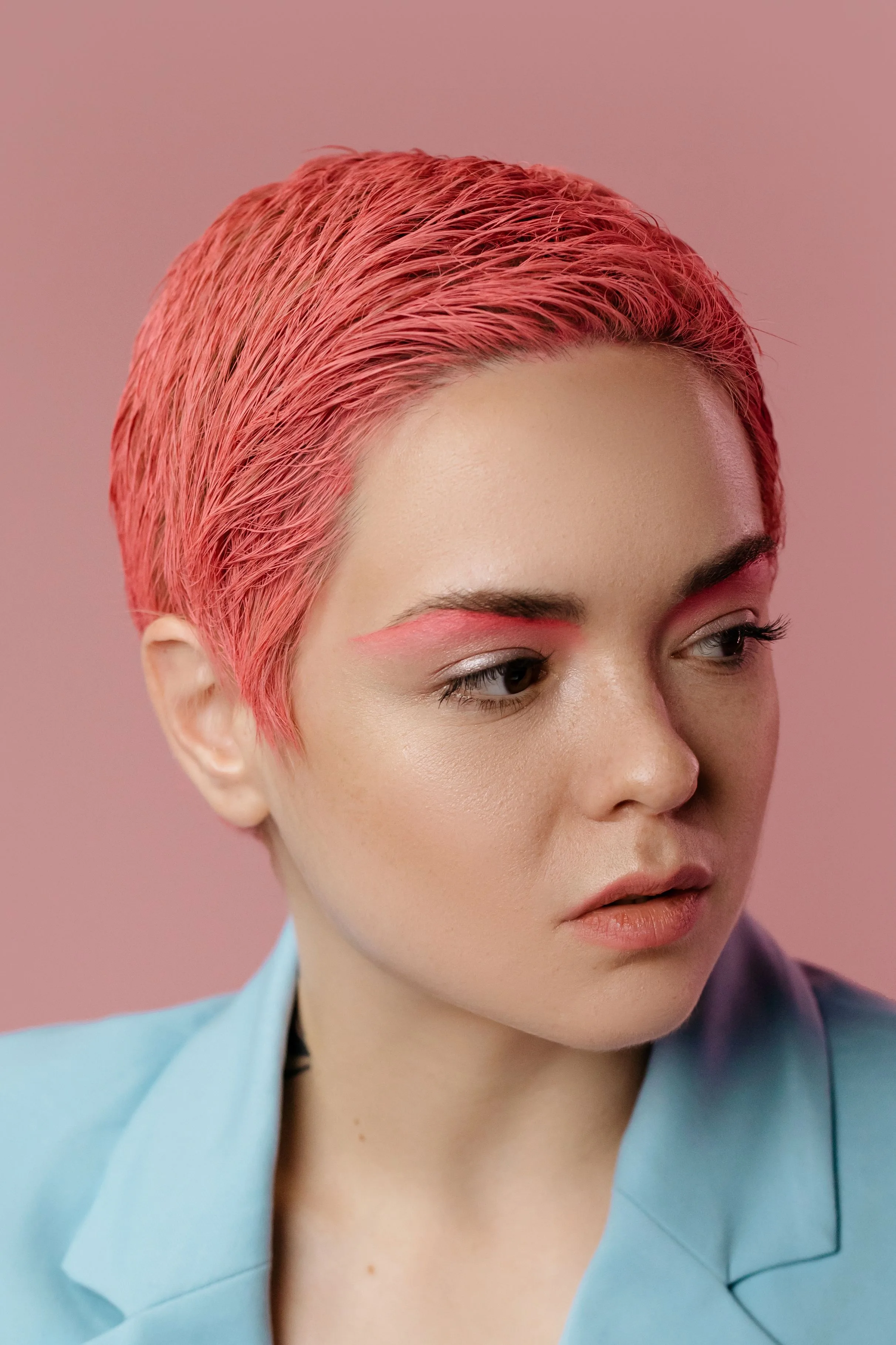 Bold custom hair color result at Nexx Faze Salon in Bluffton, SC